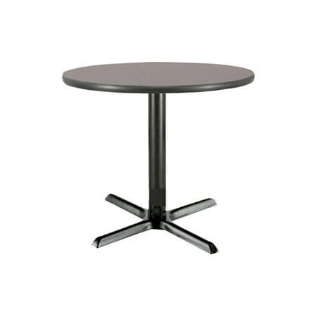 Kfi KFI 30" Round Restaurant Table, Graphite Nebula T30RD-B2015-GPN